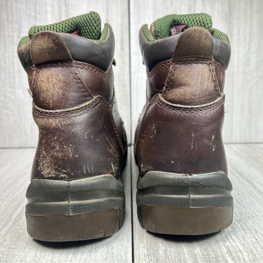 Red Wing King 2220 Toe 6 in EH Safety Toe Work Boot Brown Leather Mens Size 8.5 - Picture 8 of 12